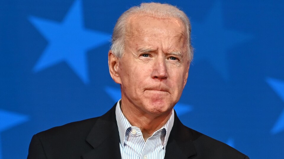 Joe Biden en conférence de presse.