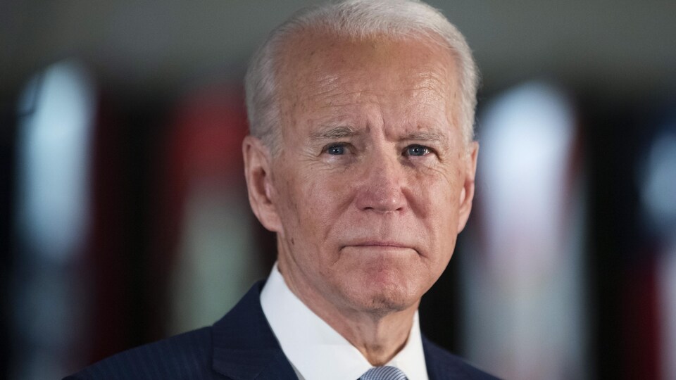 Un plan rapproché de Joe Biden.