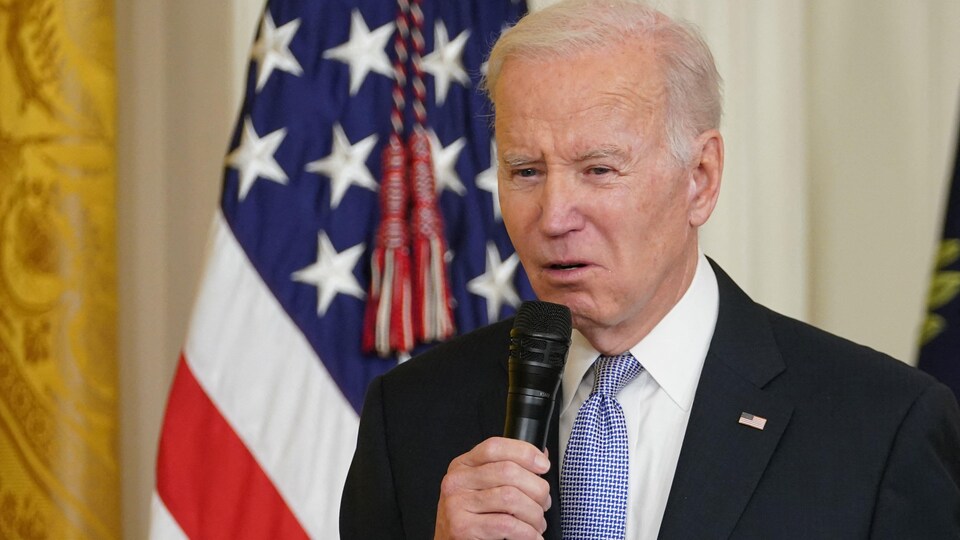 Le président américain Joe Biden à la Maison-Blanche.