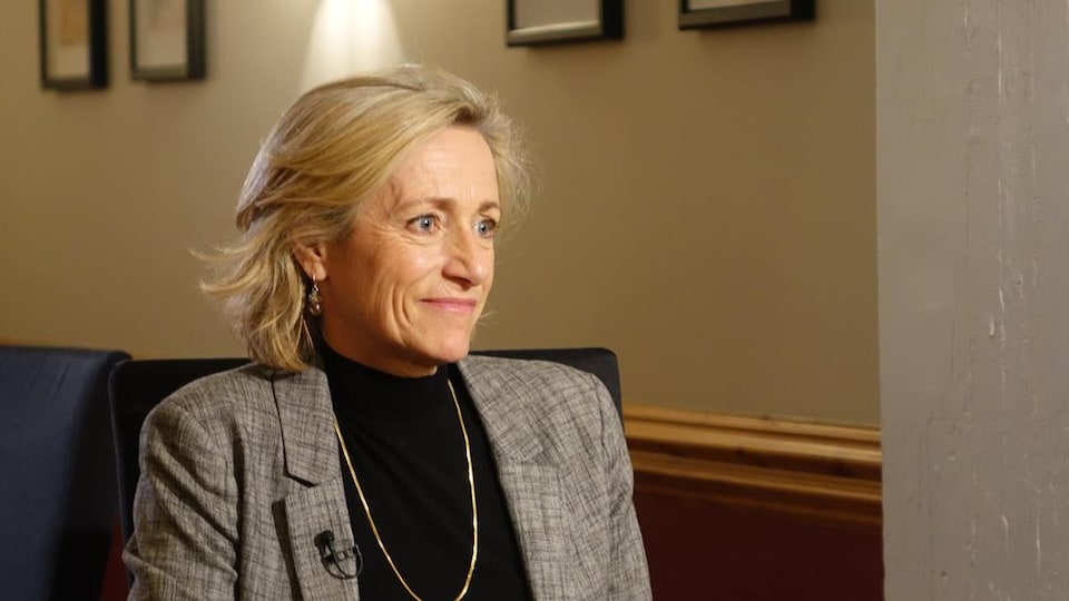 Joanne Castonguay en entrevue.
