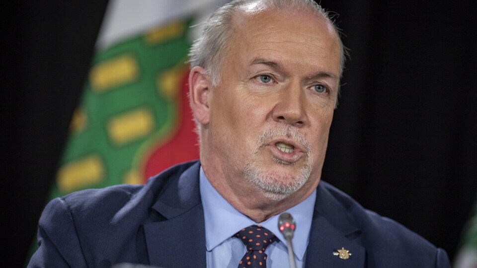 Le premier ministre de la Colombie-Britannique, John Horgan.