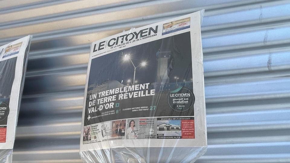 La page couverture du journal Le Citoyen.