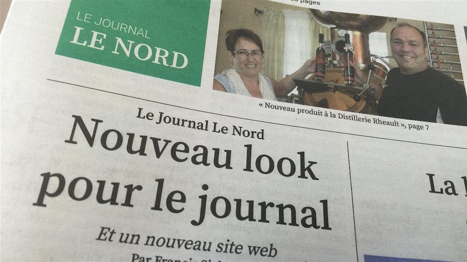 Couverture du journal Le Nord.