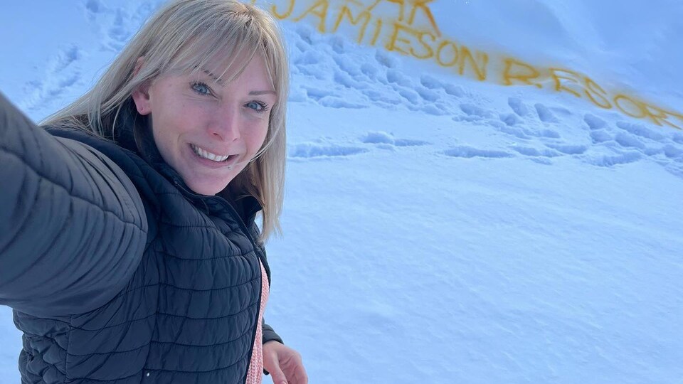 Autoportrait de Justine Janzen.
