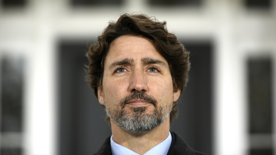 Gros plan de Justin Trudeau.