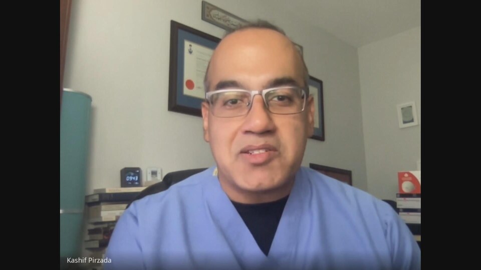 Un portrait du Dr Kashif Pirzada.