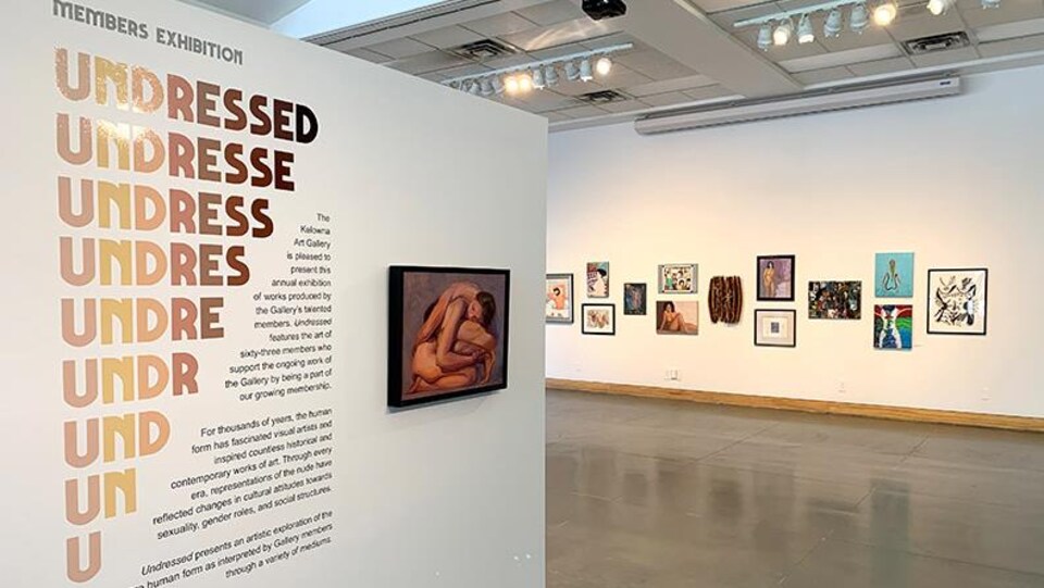 une galerie d'art.