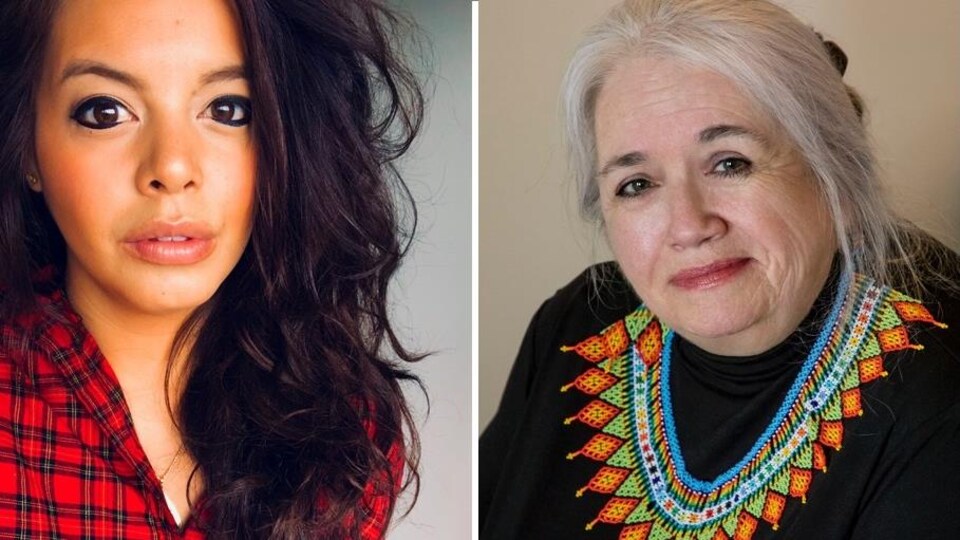 Portrait des autrices Kim Senklip Harvey et Michelle Good.