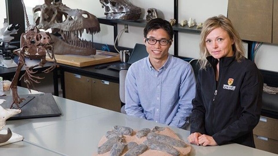 Kohei Tanaka et Darla Zelenitsky.