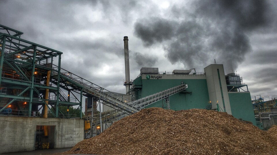 L'usine Kruger de Sherbrooke