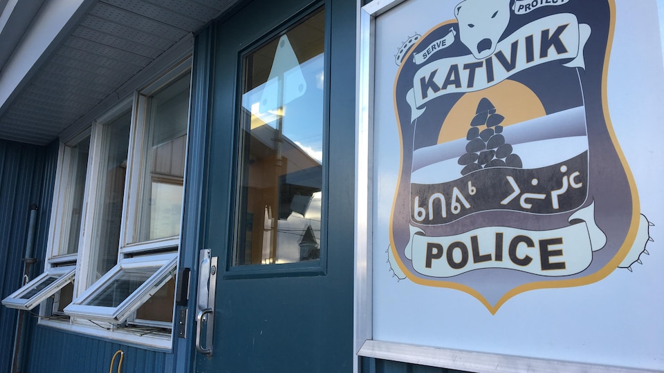 Le poste du Corps de police régional Kativik, à Kuujjuaq, au Nunavik.