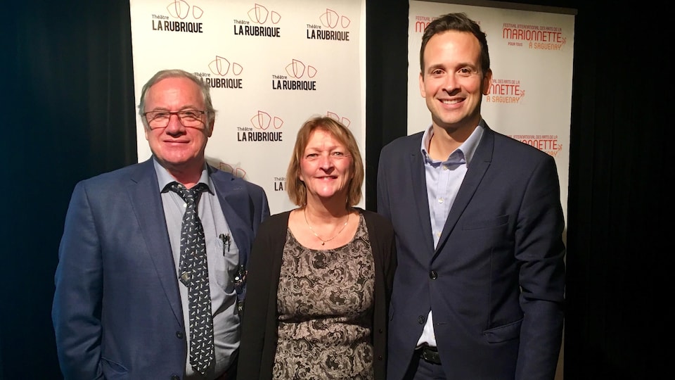 Yvon Desjardins, Lyne L'Italien et Alexandre Cloutier