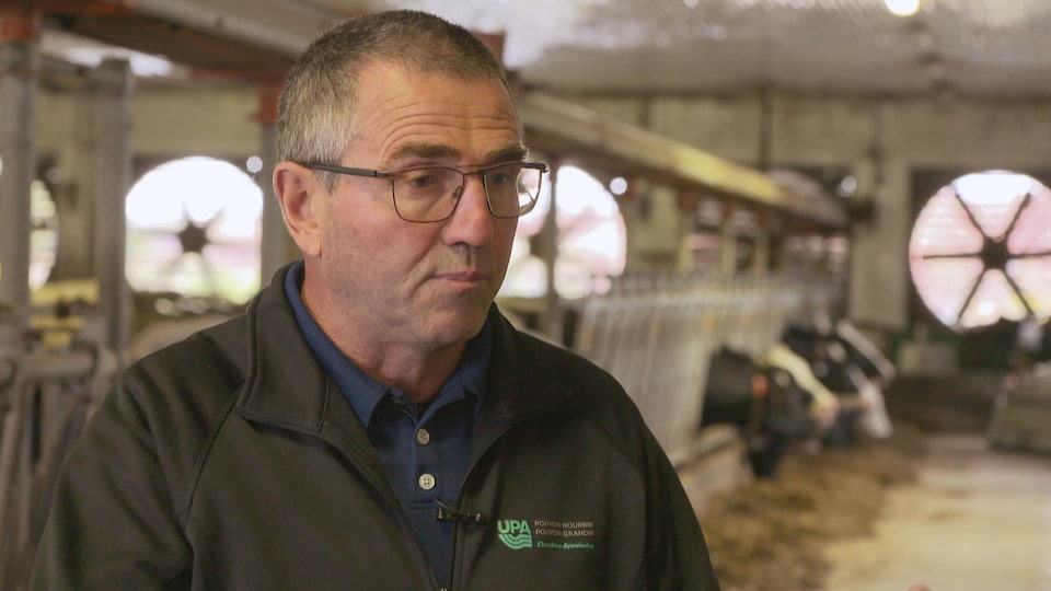 James Allen est président régional de l'Union des producteurs agricoles de Chaudière-Appalaches.