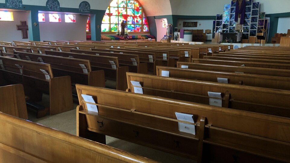 Une chapelle vide.