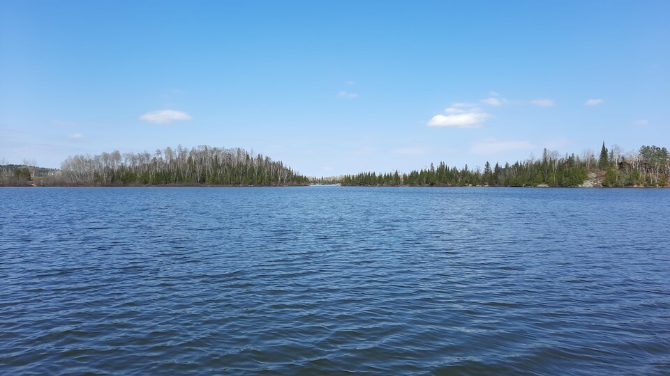 Le lac Kanasuta près de Rouyn-Noranda.