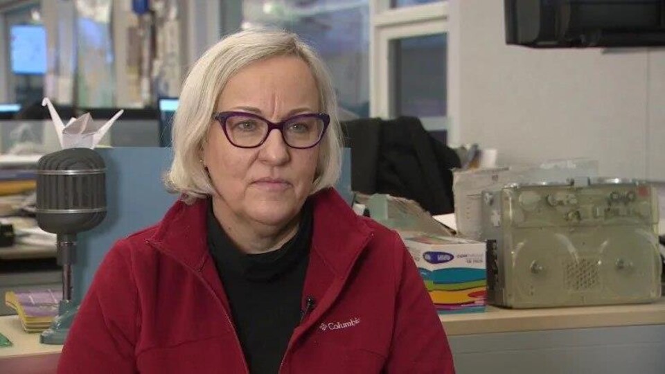 Portrait d'une femme.