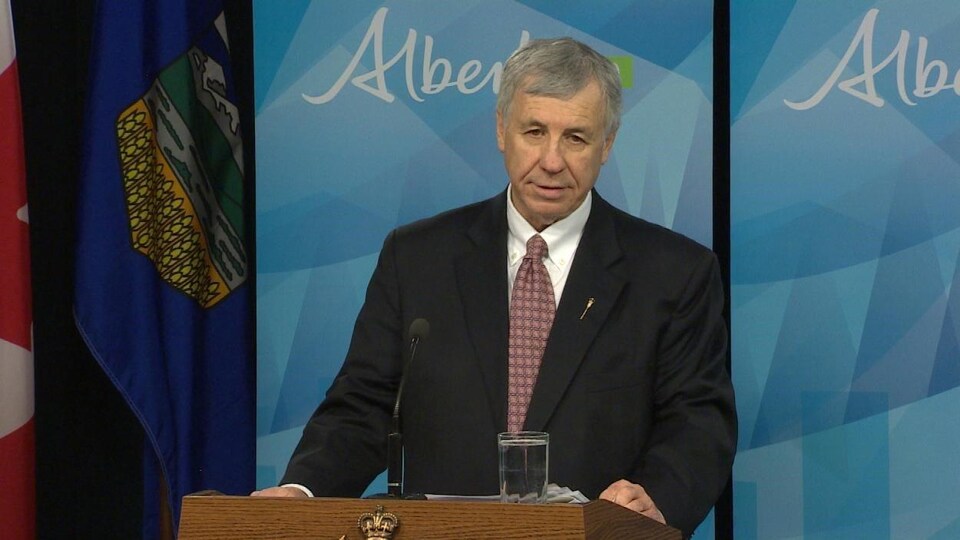 Robin Campbell en conférence de presse.