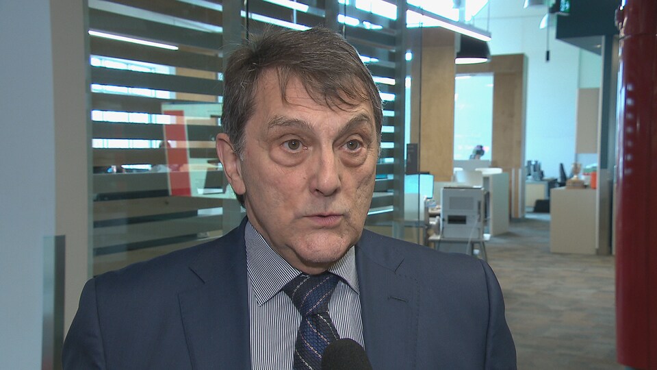 Le président du Réseau de santé Vitalité, Gilles Lanteigne en entrevue
