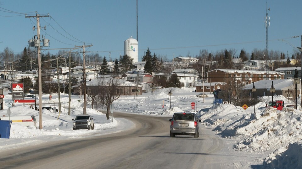 Une partie de la ville de Lebel-sur-Quévillon.