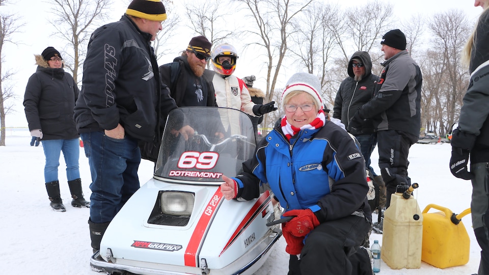 À Letellier, une course de motoneiges anciennes pour aider la