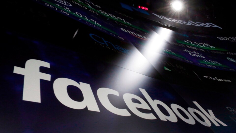 Le logo de Facebook.