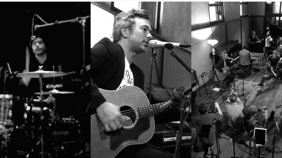 Le projet Live au studio (Live en studio) a été enregistré le 15 mai 2019 au Studio PM, à Montréal, en compagnie de 14 musiciens et musiciennes.