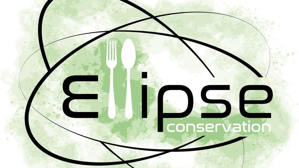 Les lettres « l » du mot « ellipse » sont remplacées par une fourchette et un couteau.