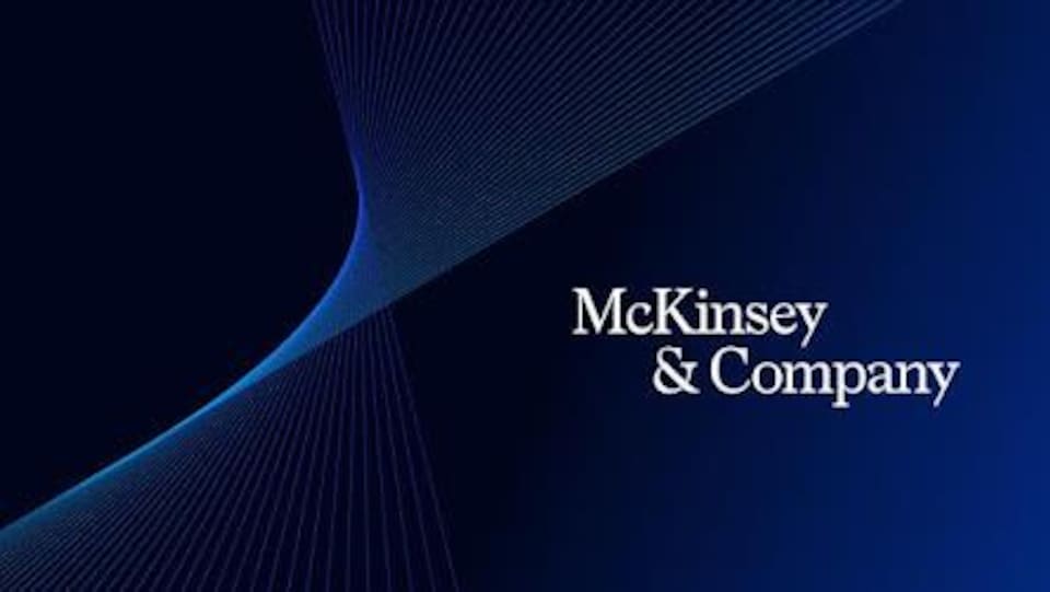 Le logo de l'entreprise McKinsey.