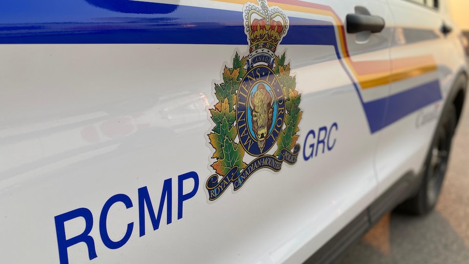 Une voiture de la Gendarmerie royale du Canada (GRC) en Saskatchewan le 4 septembre 2022.