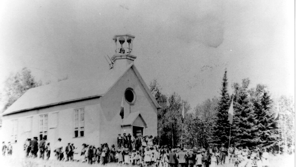 Église de la mission de long-point en 1929
