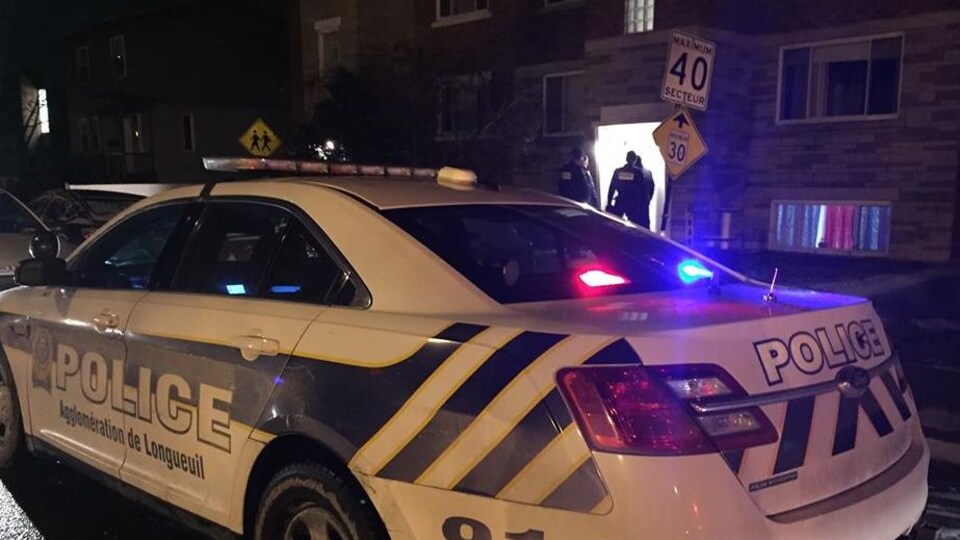 Une autopatrouille de la police de Longueuil.