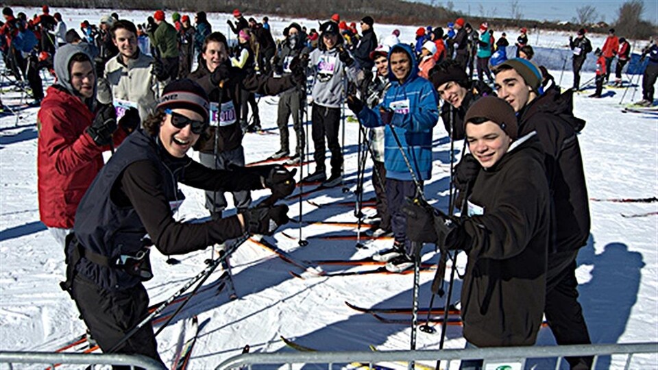 Des participants à la Gatineau Loppet.