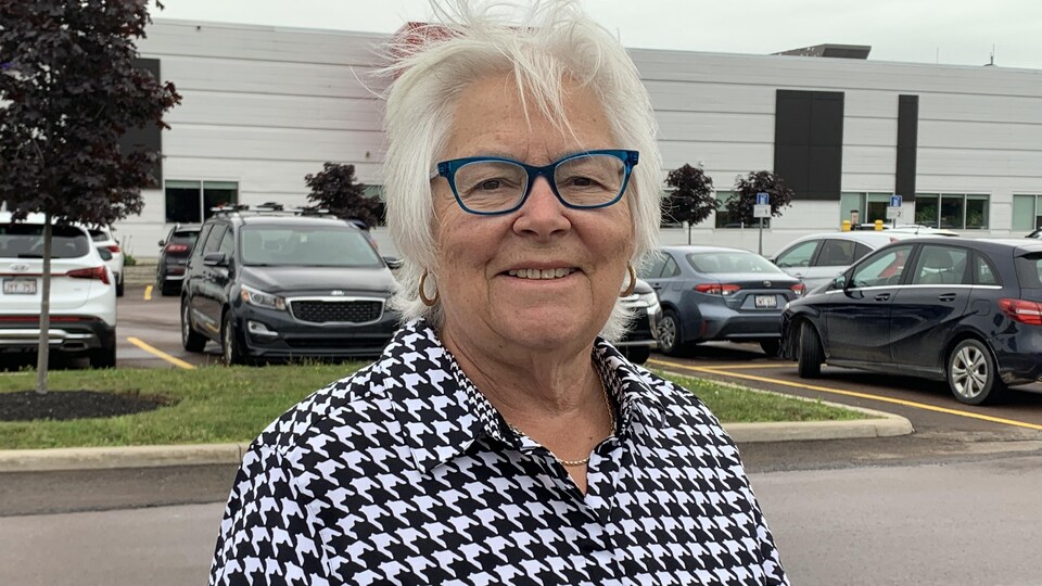 Louise Imbeault, présidente de la Société Nationale de l'Acadie.