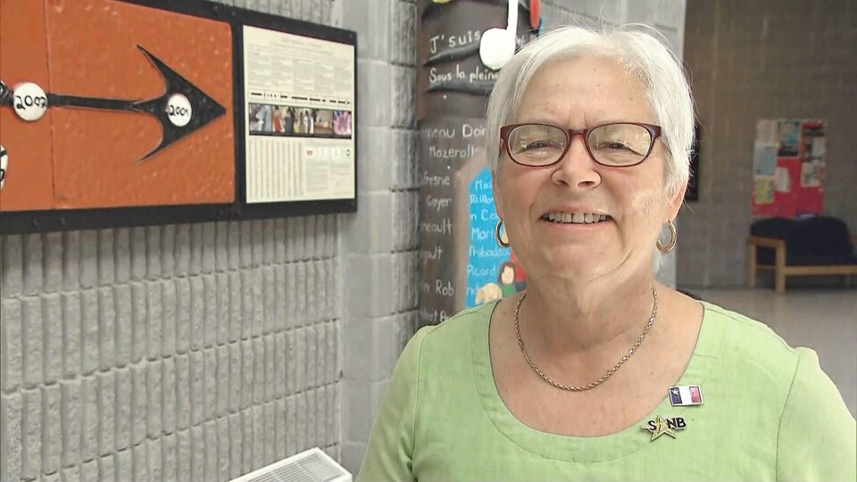 Louise Imbeault en entrevue à Fredericton le 15 juin 2019.