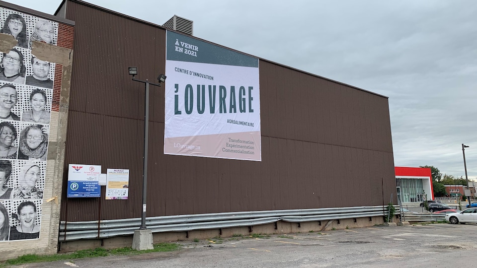 Site du futur centre d'innovation agroalimentaire au centre-ville de Trois-Rivières.