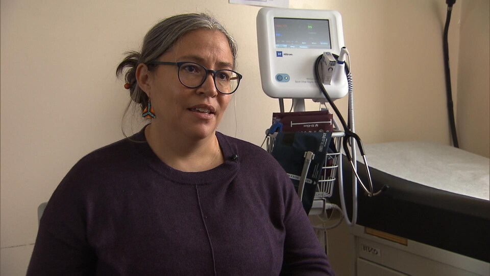 Lucie-Catherine Ouimet, infirmière au Foyer pour femmes autochtones de Montréal.