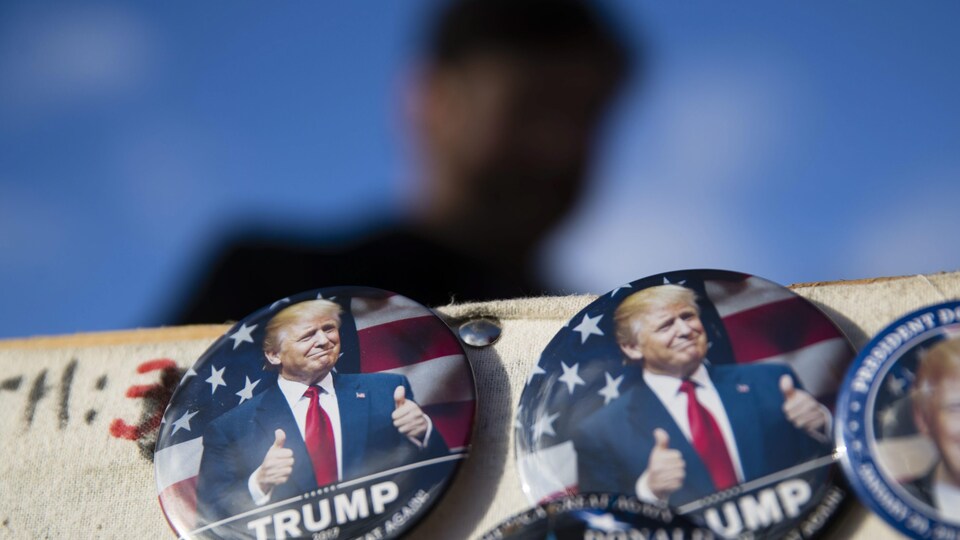 Des macarons Donald Trump en vente en prévision de sa cérémonie d'investiture