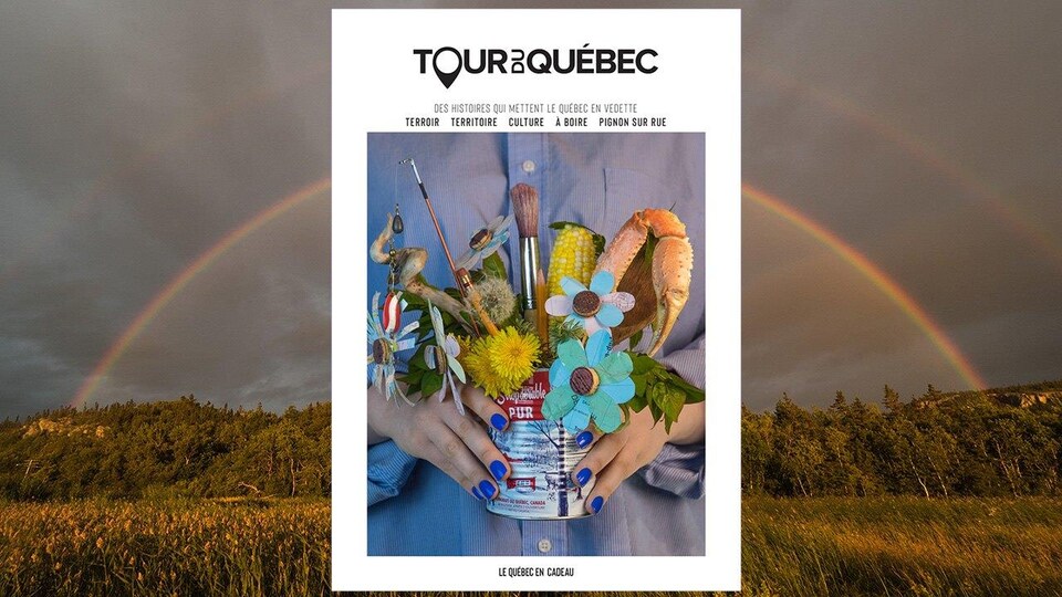 La page couverture de la dernière édition du magazine Tour du Québec (été 2020).