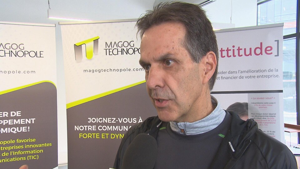 Le directeur général de Magog Technopole, André Métras.