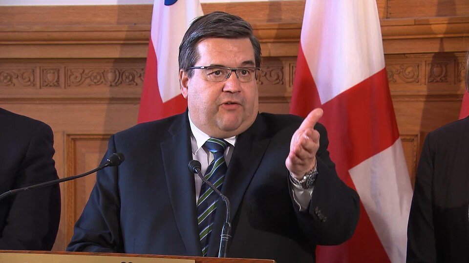 Le maire de Montréal, Denis Coderre