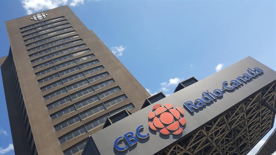 L'édifice de Radio-Canada à Montréal.