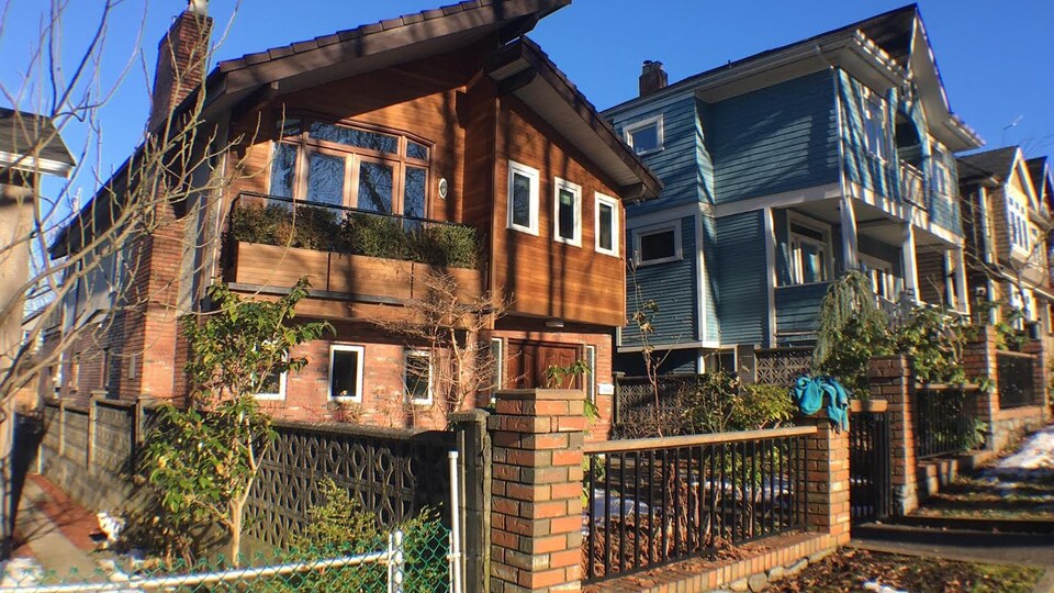 Des maisons à Vancouver.