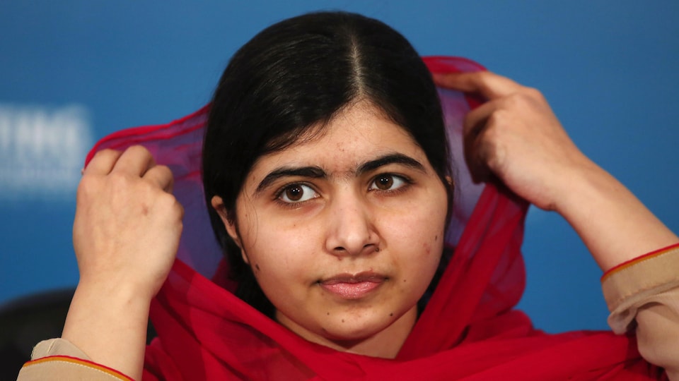 La militante pakistanaise et lautéate du Nobel de la paix, Malala Yousafzai