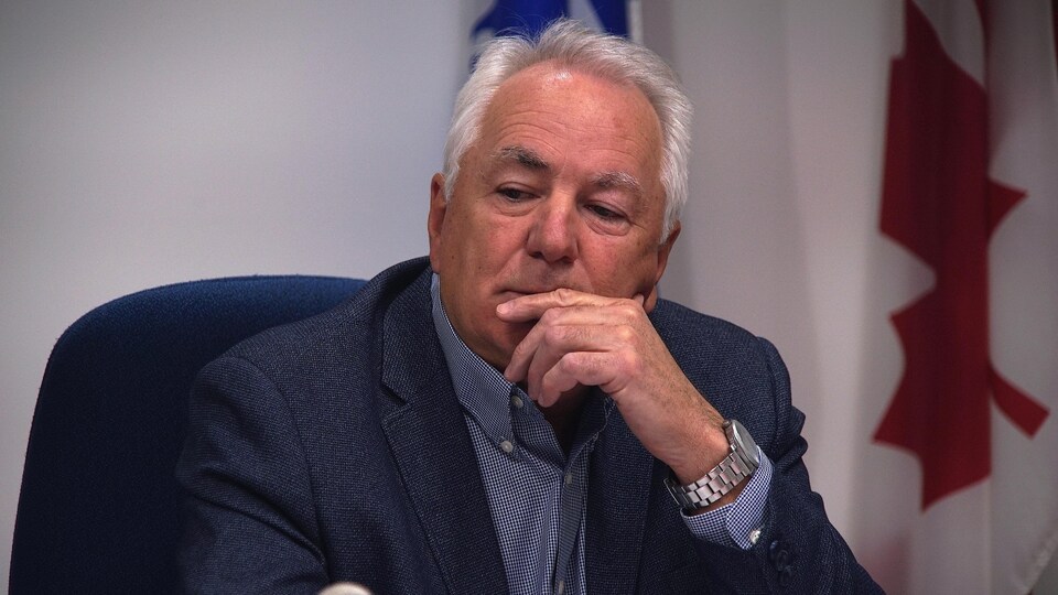 Le préfet de la MRC de Manicouagan, Marcel Furlong        