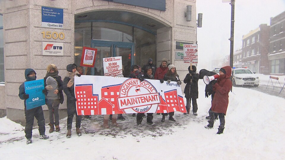des manifestants