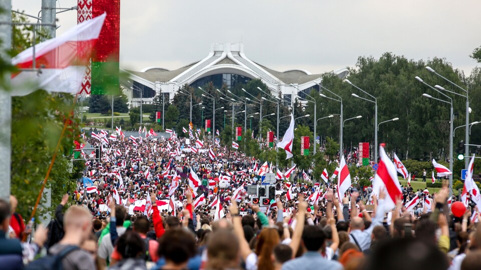 Manifestation à Minsk