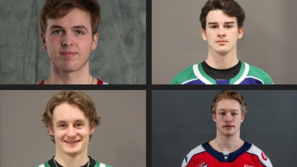 Les photos officielles des quatre joueurs.