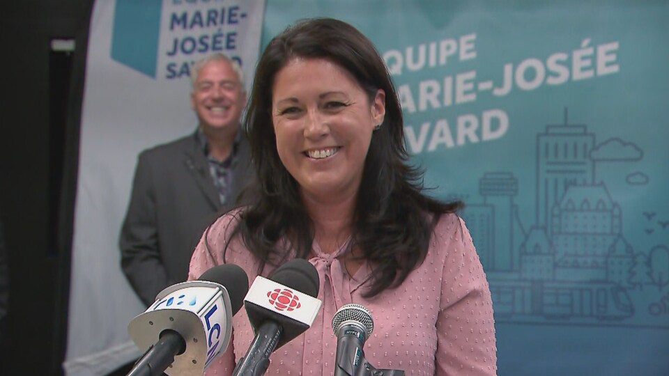 Marie-Josée Savard, candidate à la mairie de Québec