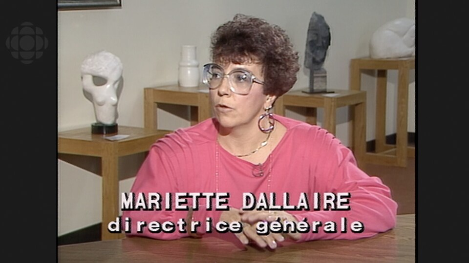 Une femme d'affaires.