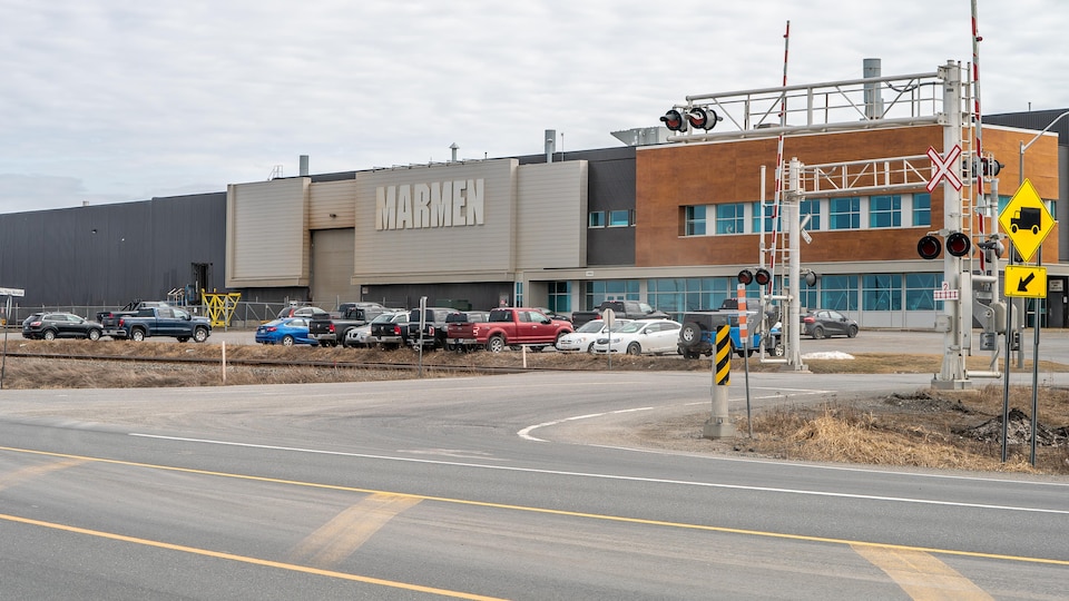 L'usine de Marmen, à Matane.